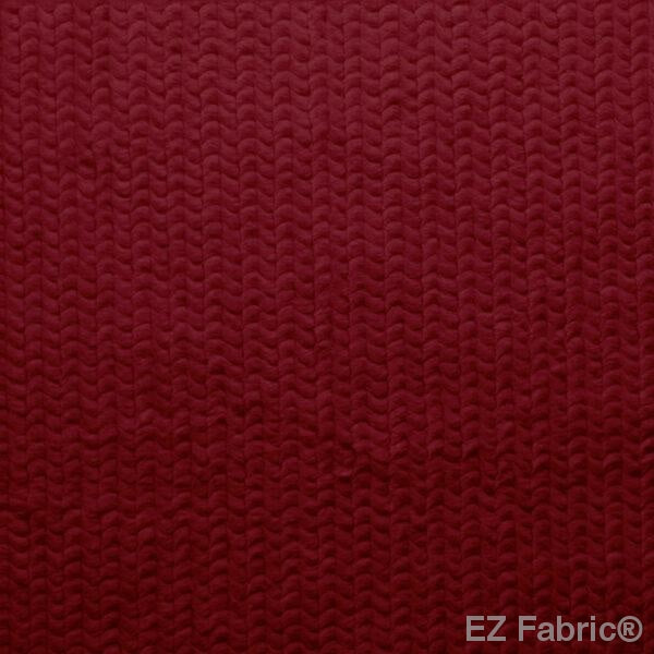Paris Snuggle Merlot by EZ Fabric 