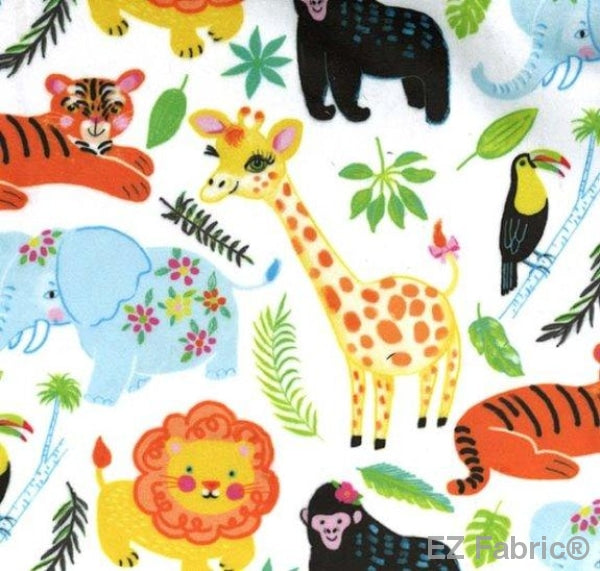 Animal Friends on Minky Fabric by EZ Fabric