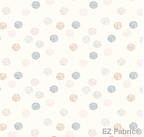 Speck of fall Cream on Minky Fabric by EZ Fabric