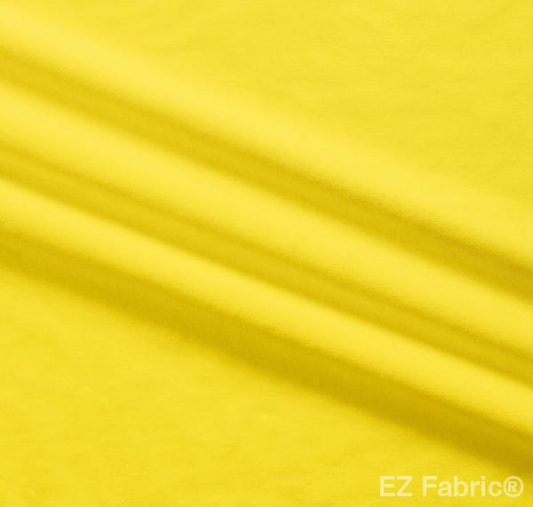 Silky Minky Smooth Bright Yellow by EZ Fabric