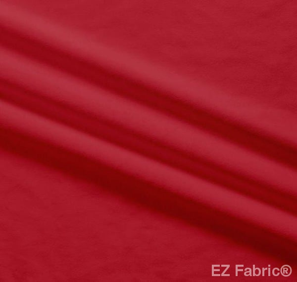 Silky Minky Smooth Cherry Red by EZ Fabric