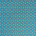 Flower Wheel minky fabric, swatch