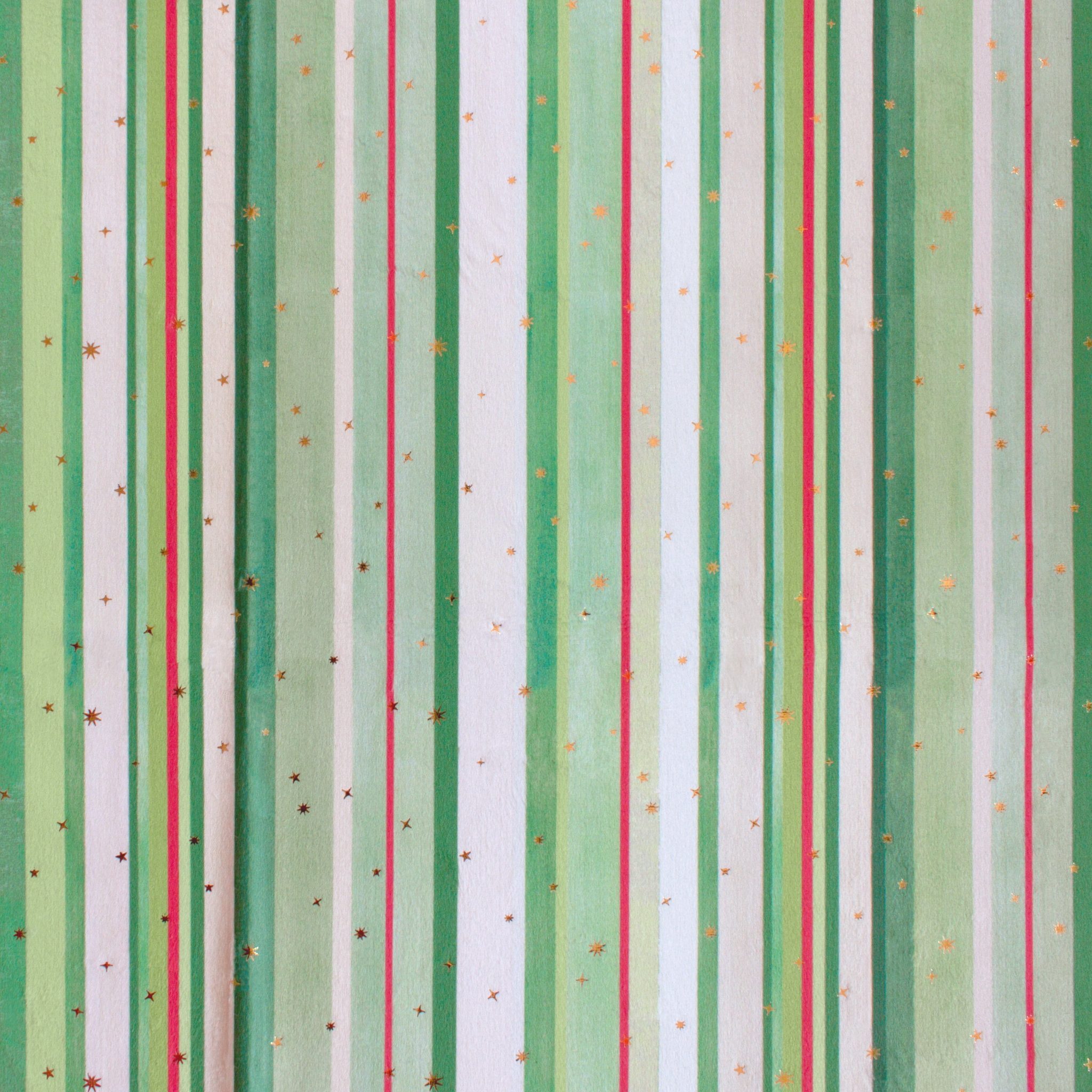 Holly Stripe minky fabric, folded yardage