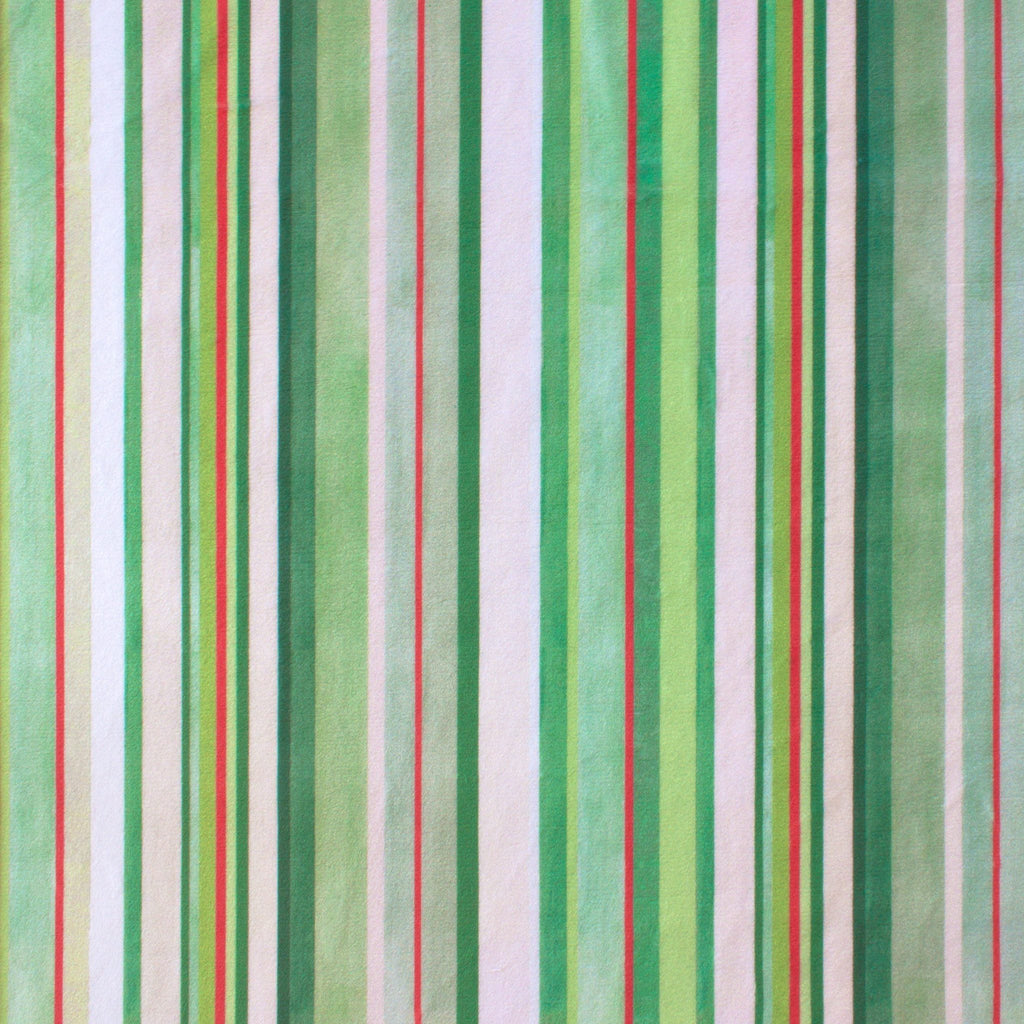 Holly Stripe minky fabric, surface texture close-up