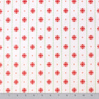 Ornament Stripe holiday print minky fabric, draped