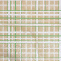 Ornament Plaid holiday print minky fabric, swatch