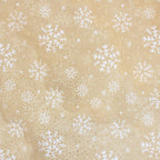 Snowfall neutral holiday minky fabric, swatch