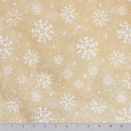 Snowfall print minky fabric, close-up