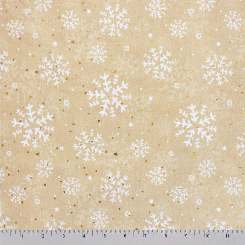 Snowfall minky fabric, texture detail