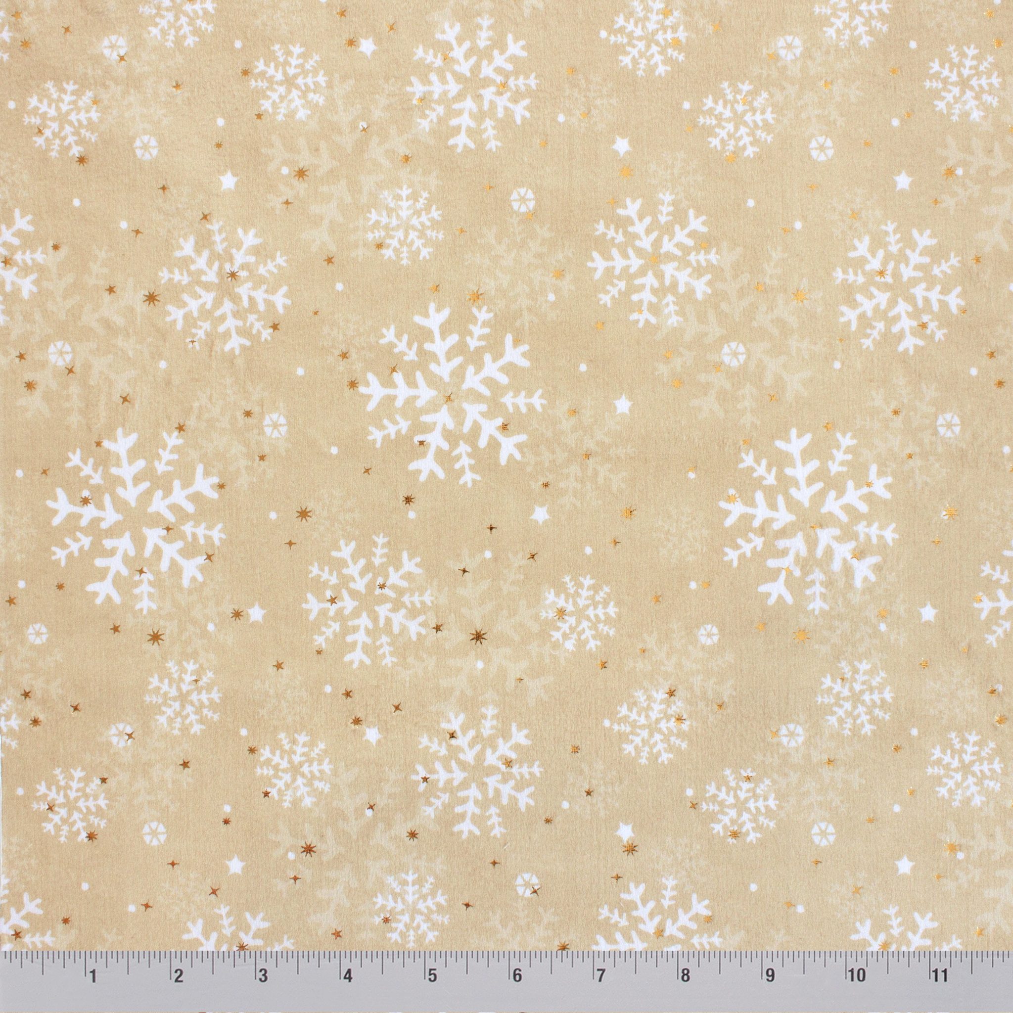Snowfall minky fabric, texture detail