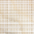 Reindeer plaid minky fabric, full neutral tone plaid print view