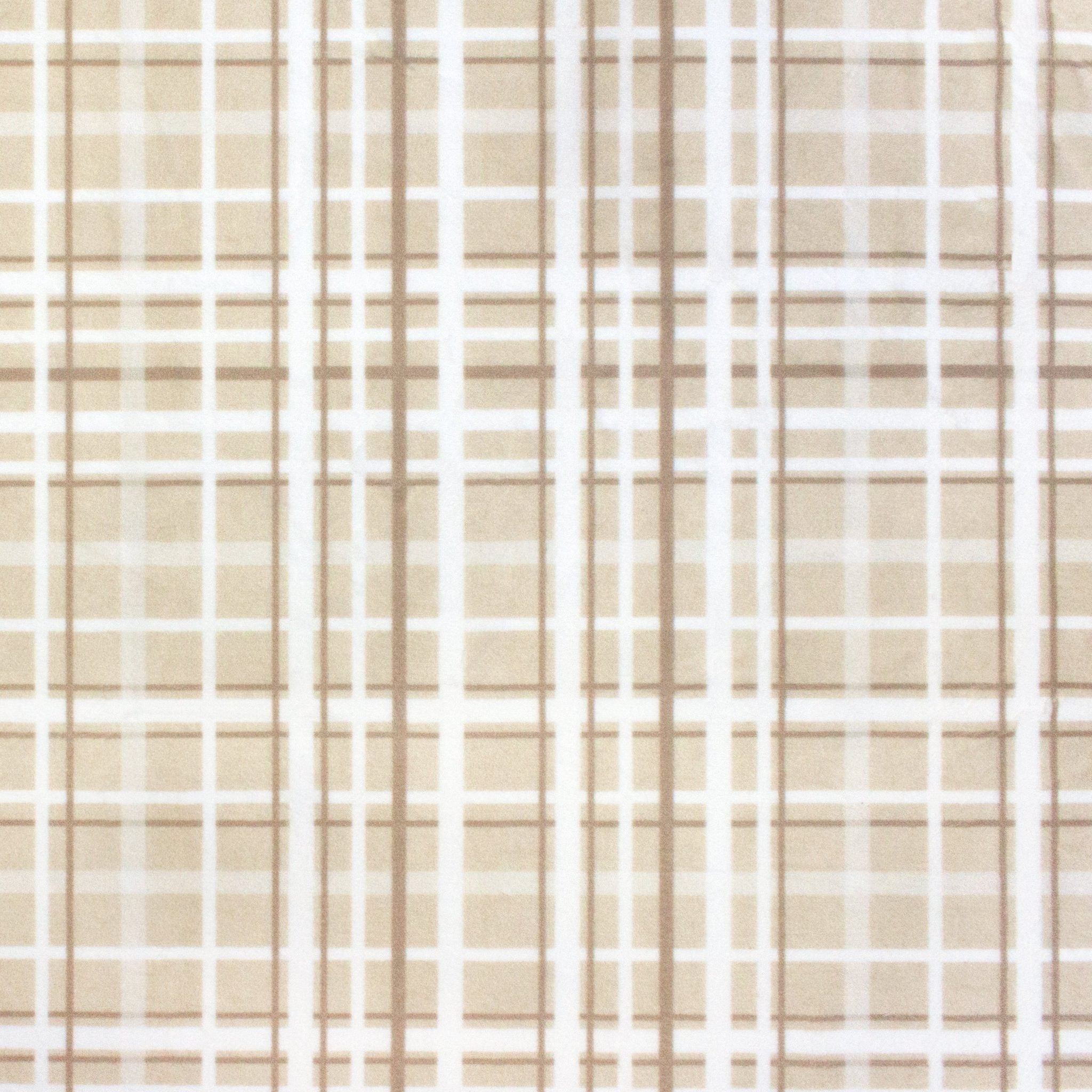 Reindeer plaid minky fabric, color option 7 flat lay