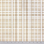 Reindeer plaid minky fabric, color option 8 swatch
