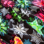 Neon Snowflakes