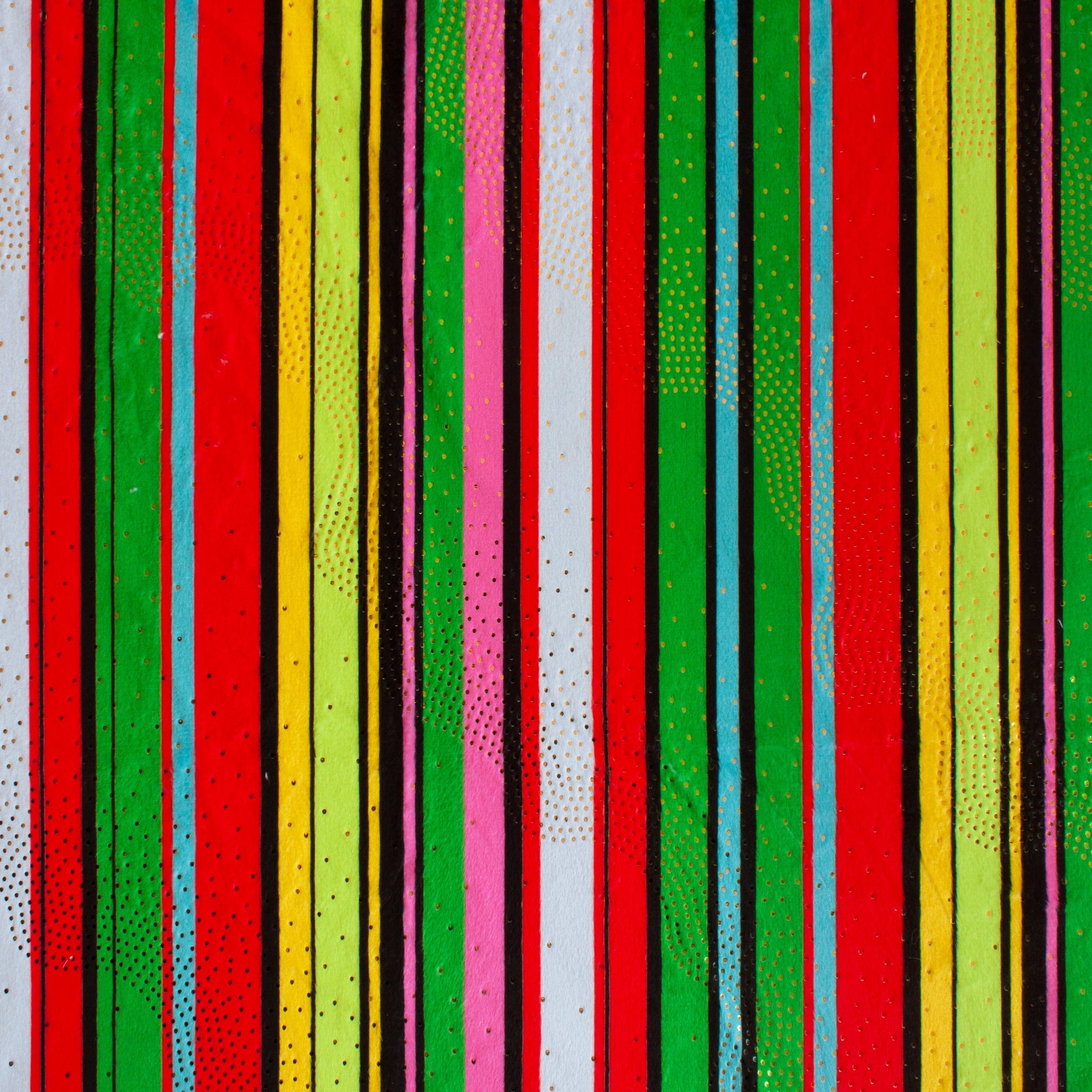 Snowflake Stripe bright snowflake minky fabric, swatch