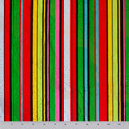 Snowflake Stripe striped print minky fabric, close-up