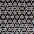 Snowflake Ditsy black and white minky fabric, swatch