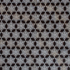 Snowflake Ditsy black and white minky fabric, swatch