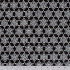 Snowflake Ditsy minky fabric, texture detail