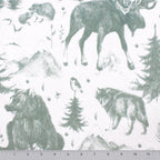 Rustic Mountain Toile