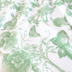 Rustic Woodland Toile minky fabric, flora detail