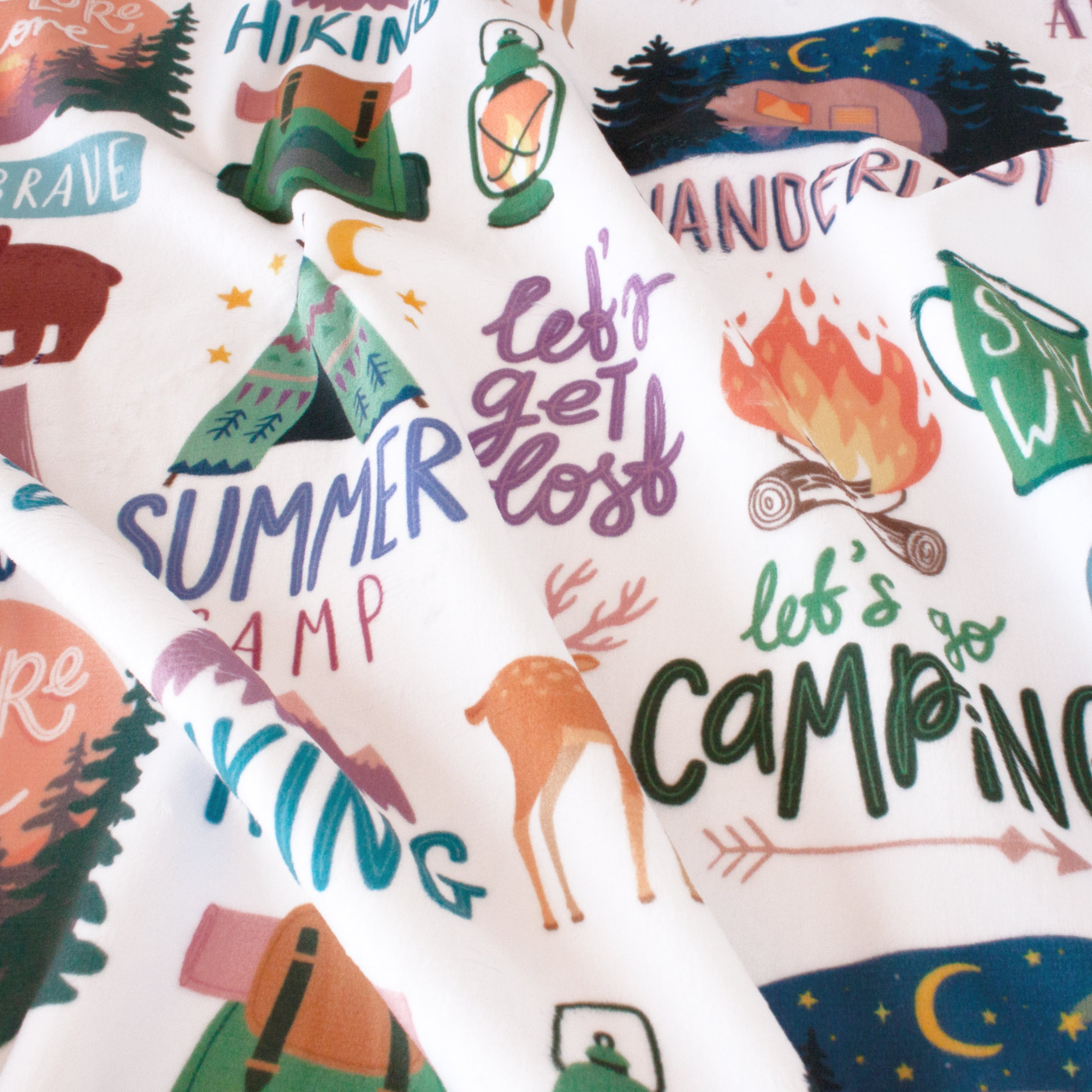 The Adventure Begins on Minky Fabric