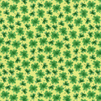 Shamrock Toss St. Patrick's print minky fabric, folded bolt