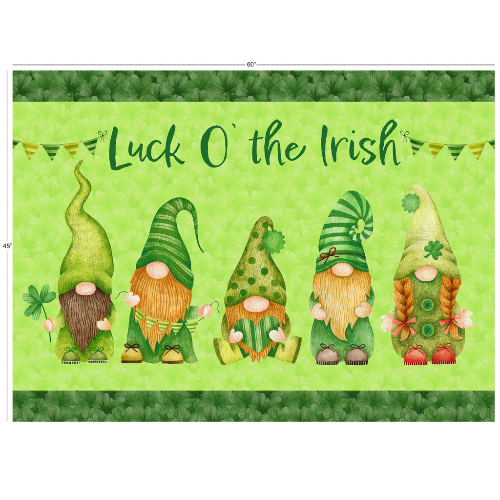 Luck O' The Irish Panel 45x60" | Luck O' The Gnomes