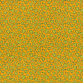 Shamrock leopard minky fabric, colorway 9 flat lay