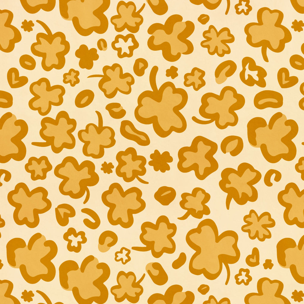 Shamrock leopard minky fabric, colorway 7 close-up