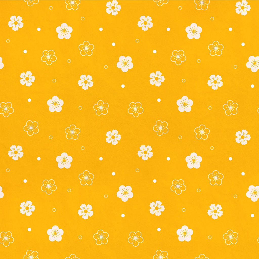 Lucky Blossoms minky fabric, print repeat detail