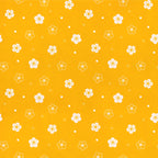 Lucky Blossoms minky fabric, print repeat detail