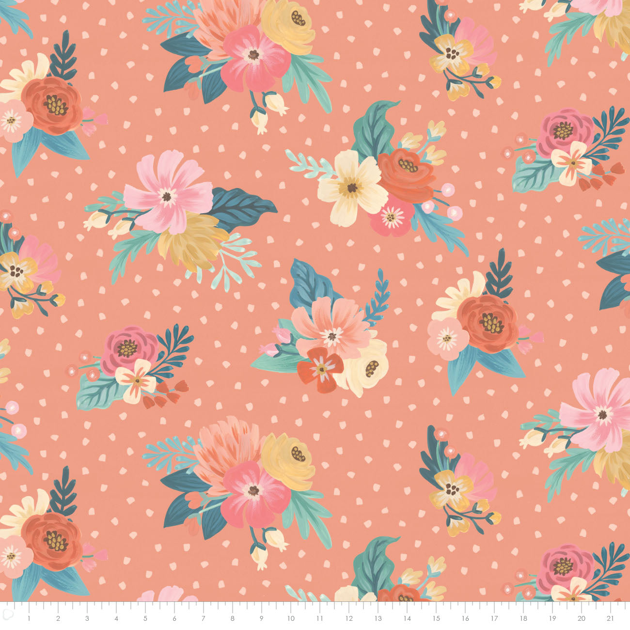 Floral Bouquet Dots
