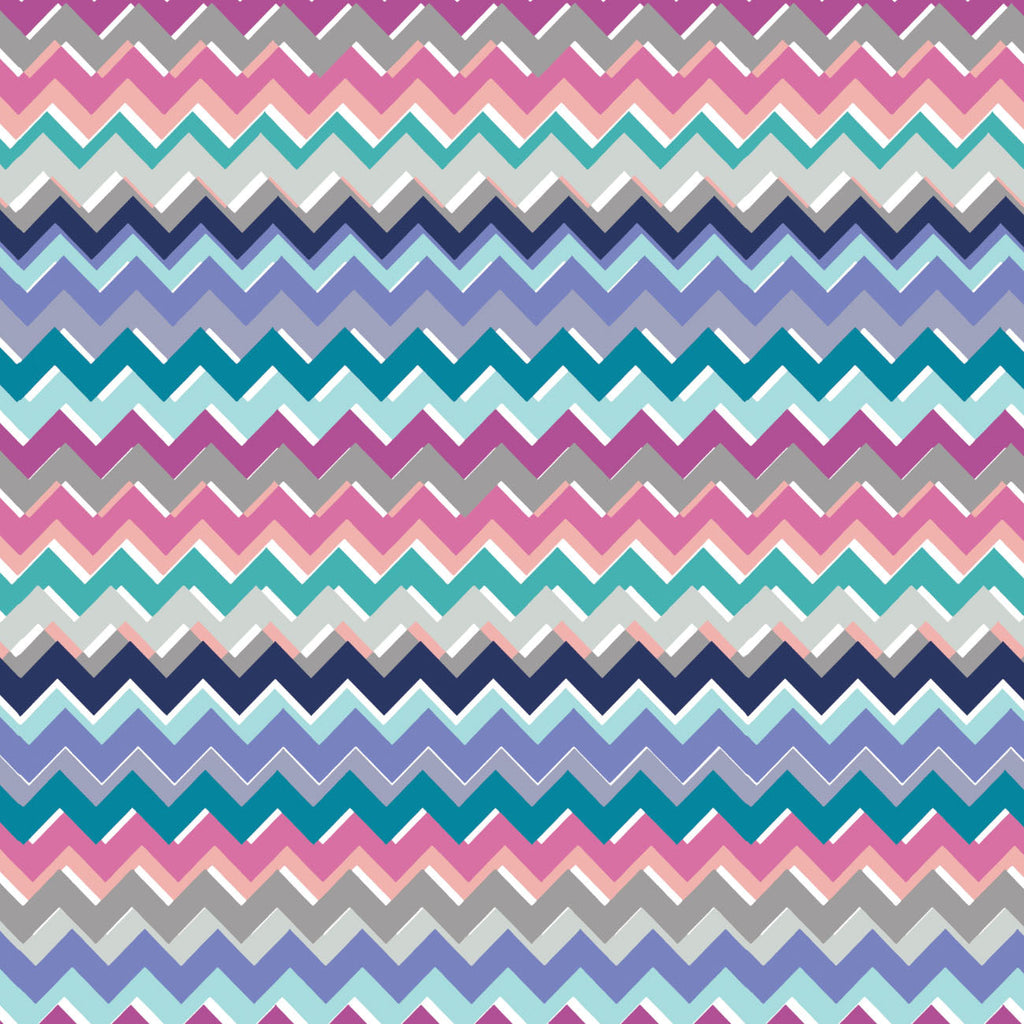 Varenna pink and green minky fabric, detail