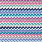 Varenna pink and green minky fabric, detail