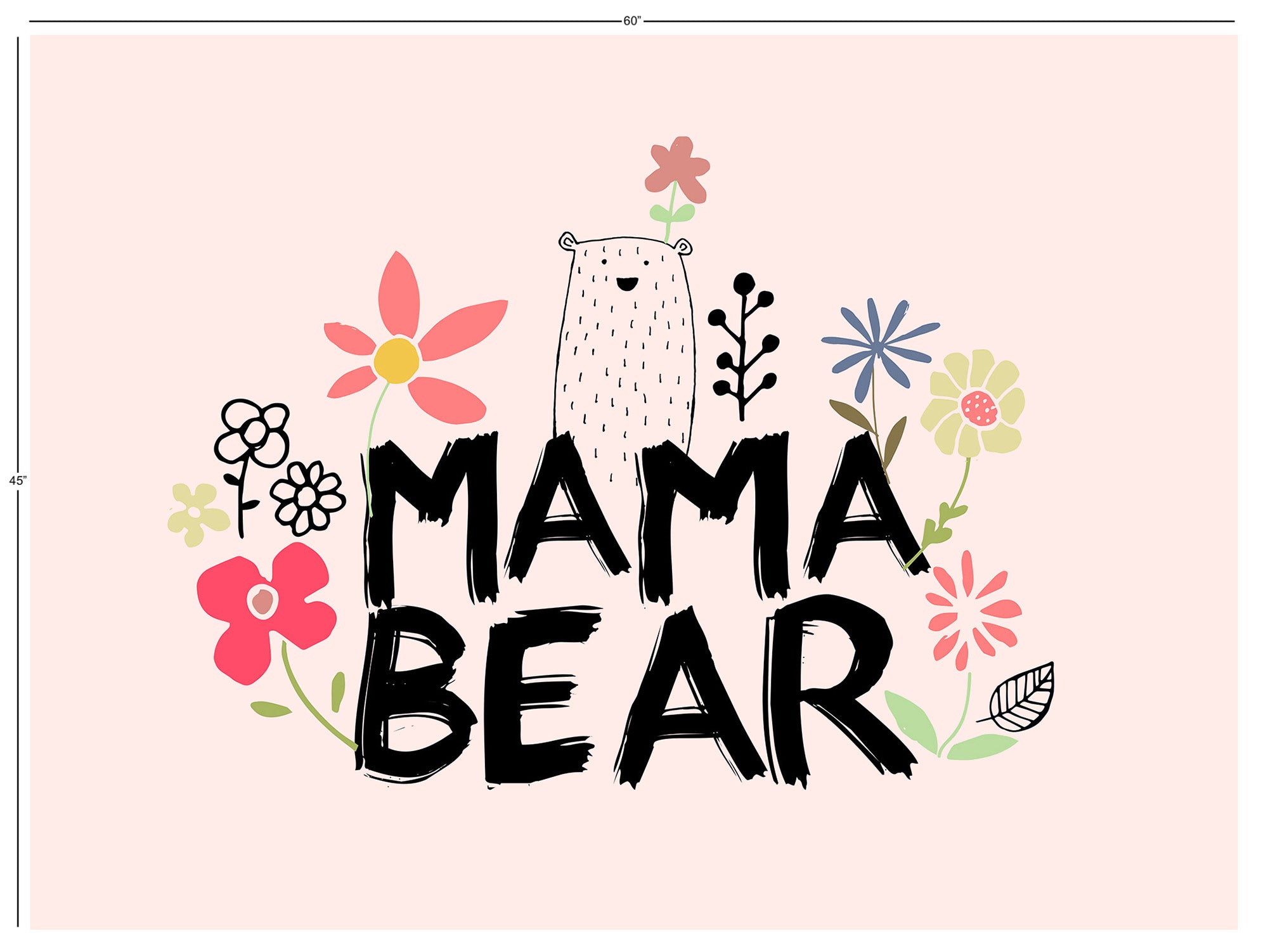 Mama Bear Panel 60x45