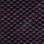 Two Tone Baby Modo minky fabric drape detail