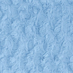 Bella snuggle minky fabric blues, close-up texture