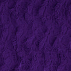 Bella snuggle minky fabric purples, plum detail