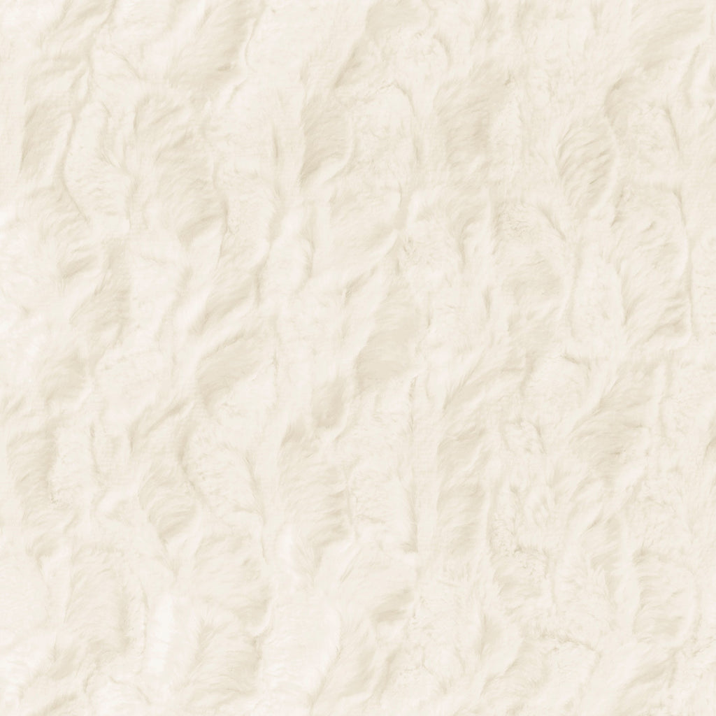 Bella snuggle minky fabric neutrals, folded drape