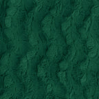 Bella snuggle minky fabric greens, close-up texture