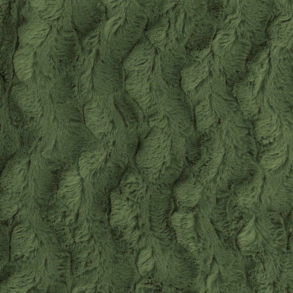 Bella snuggle minky fabric earth tones, close-up texture