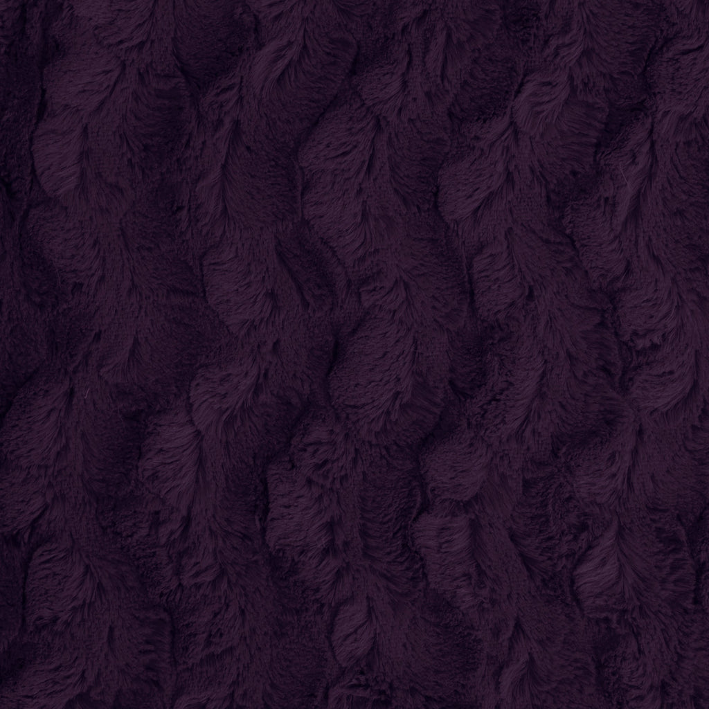 Bella snuggle minky fabric purples, color range