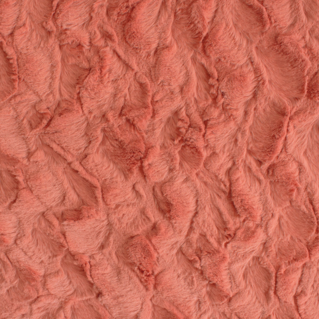 Bella snuggle minky fabric earth tones, tan detail