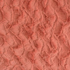 Bella snuggle minky fabric earth tones, tan detail