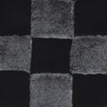 Checkers Snuggle minky fabric, edge view