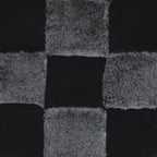 Checkers Snuggle minky fabric, edge view