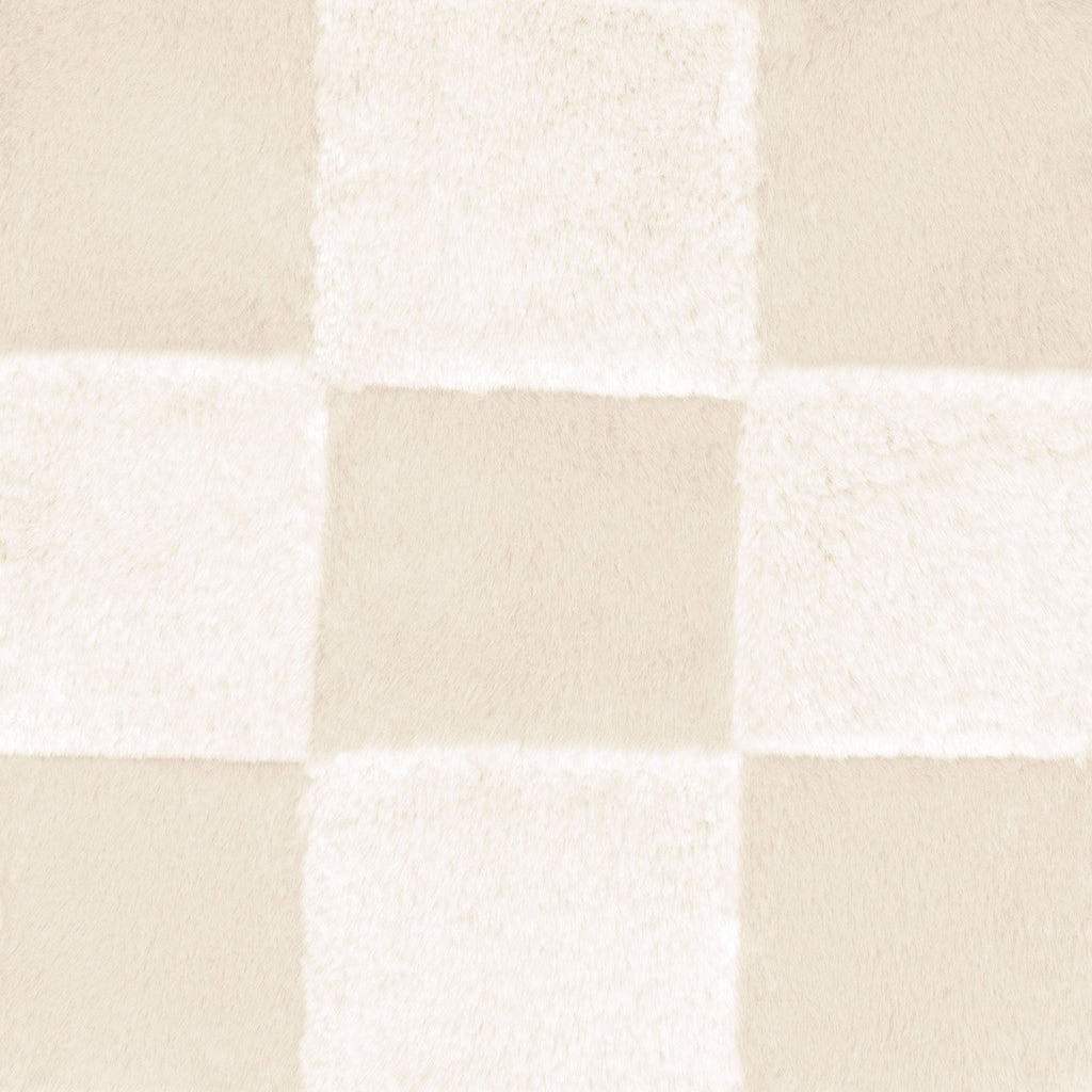 Checkers Snuggle minky fabric, lifestyle drape