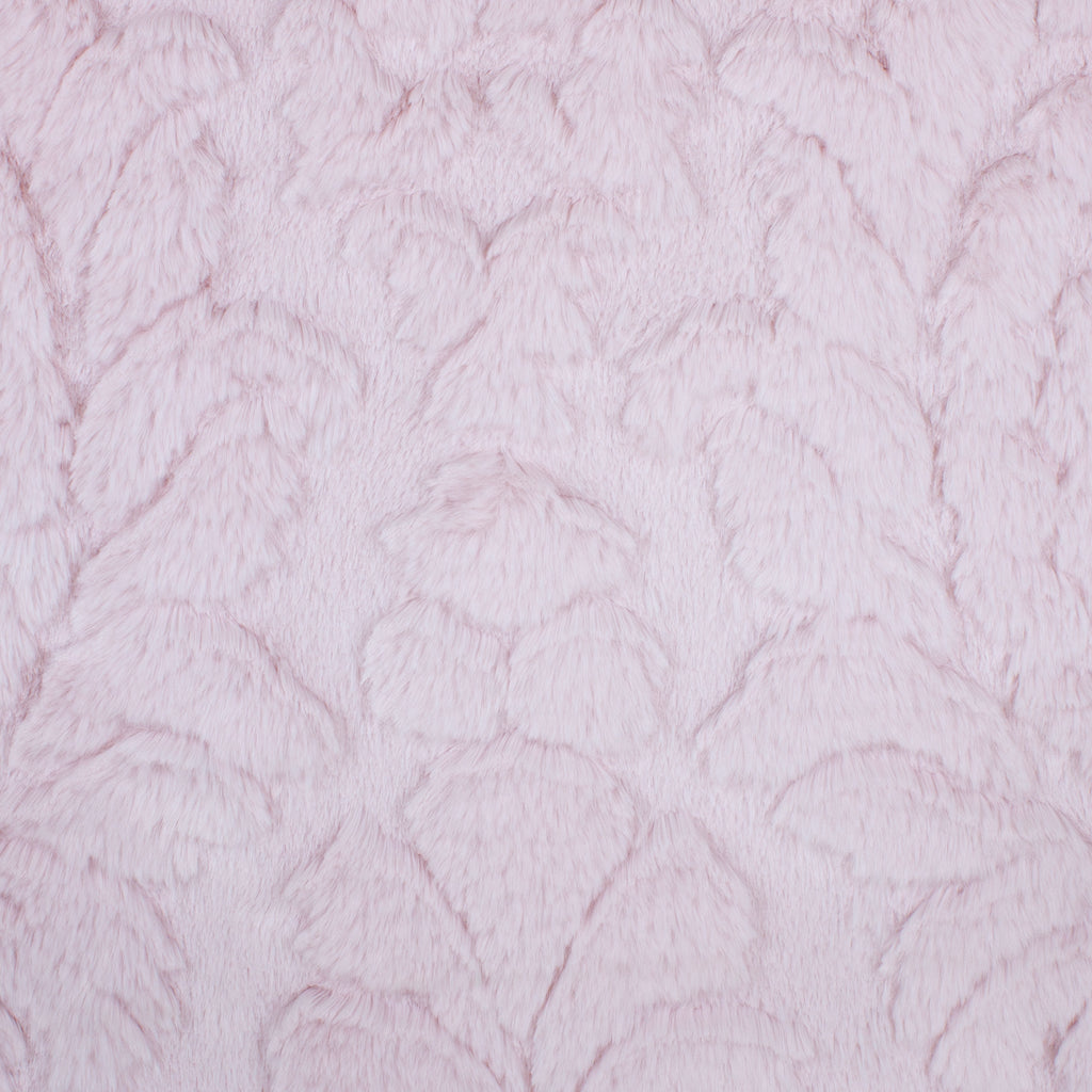 Damask Whispy Snuggle minky fabric side profile