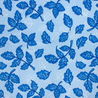 Garden Leaves minky fabric, print detail